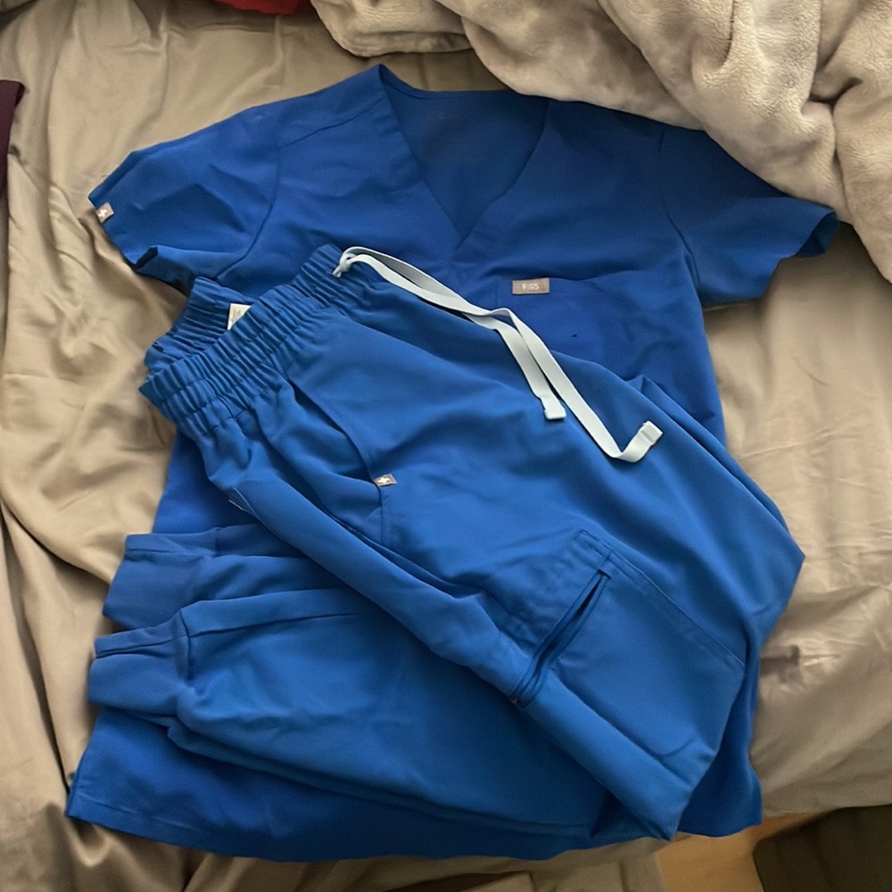 FIGS Royal Blue XXS/P High Waisted Zamora Joggers